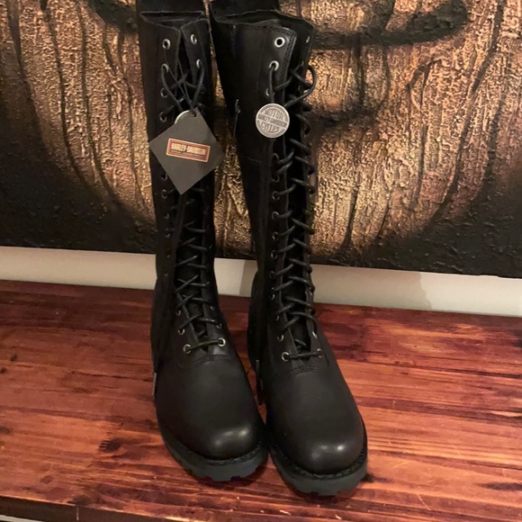 Harley-Davidson Shoes - Harley Davidson Walfield Motorcycle Boots- 8.5